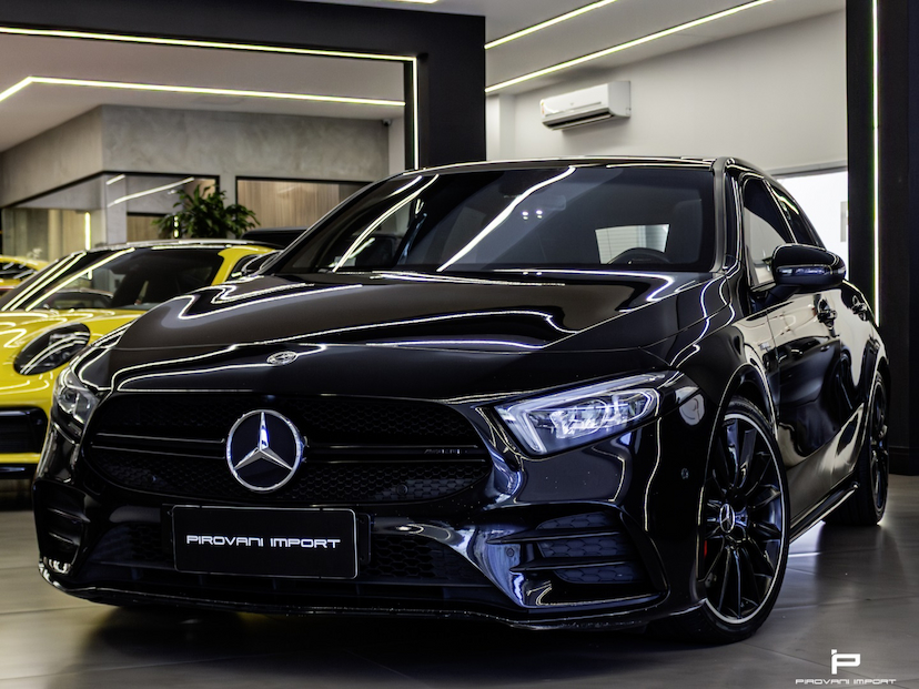 Foto do veículo MERCEDES-BENZ A 35 AMG 2.0 CGI GASOLINA 4MATIC 7G-DCT 2020 45.000 KM 279.900,00