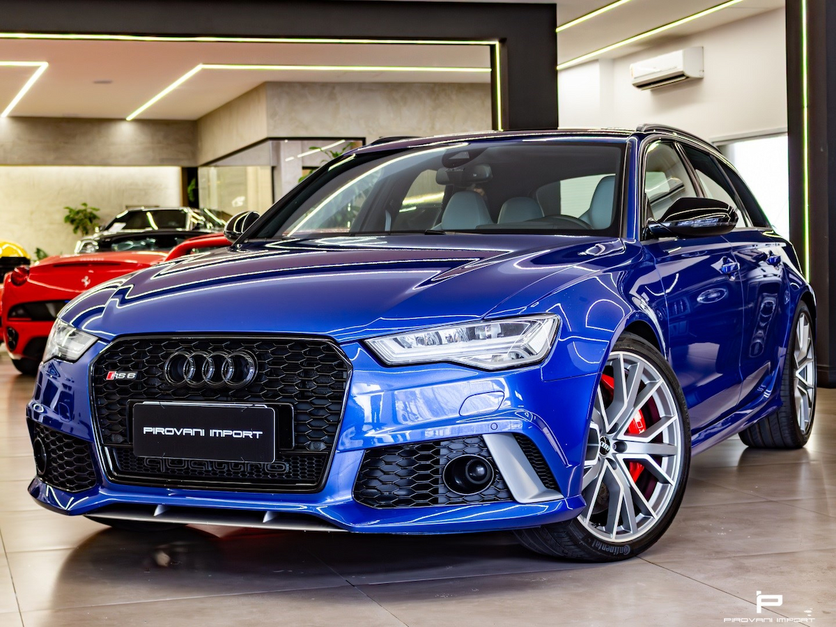 Foto do veículo AUDI RS6 4.0 AVANT V8 32V BI-TURBO GASOLINA 4P TIPTRONIC 2017/2018 40.000 KM R$ 499.000,00