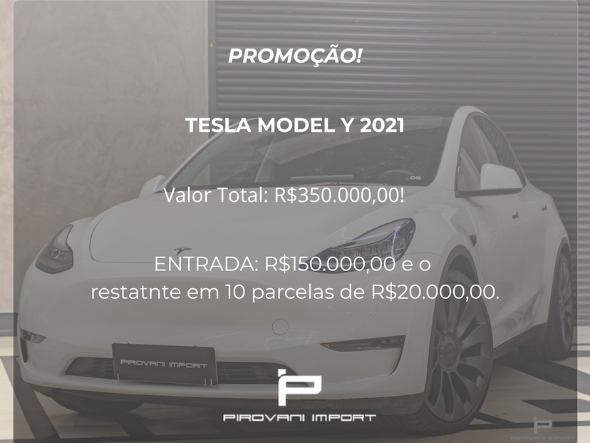 Foto do veículo TESLA MODEL Y P100D LONG RANGE AWD ELÉTRICO 2021 25.000 KM 309.000,00