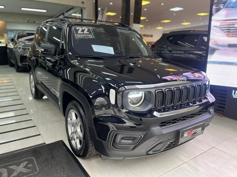 Foto do veículo JEEP RENEGADE 1.3 T270 TURBO FLEX SPORT AT6 2022 36.313 KM 92.770,00