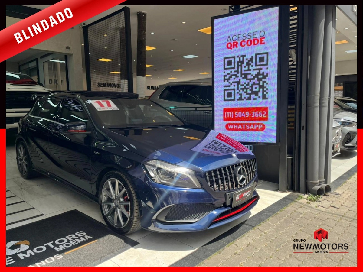 Foto do veículo MERCEDES-BENZ A 250 2.0 SPORT TURBO GASOLINA 4P AUTOMATIZADO 2017/2017 77.000 KM R$ 145.777,00