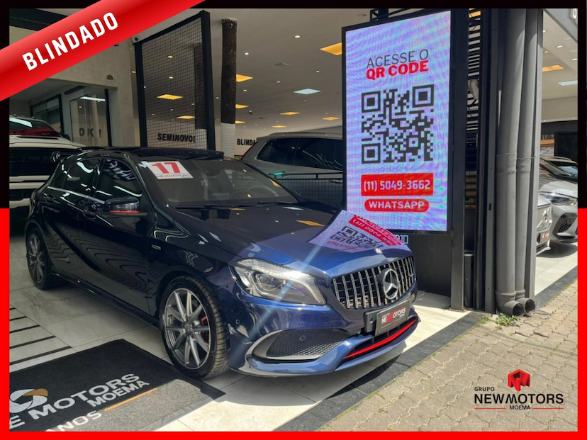 Foto do veículo MERCEDES-BENZ A 250 2.0 SPORT TURBO GASOLINA 4P AUTOMATIZADO 2017 77.000 KM 143.777,00