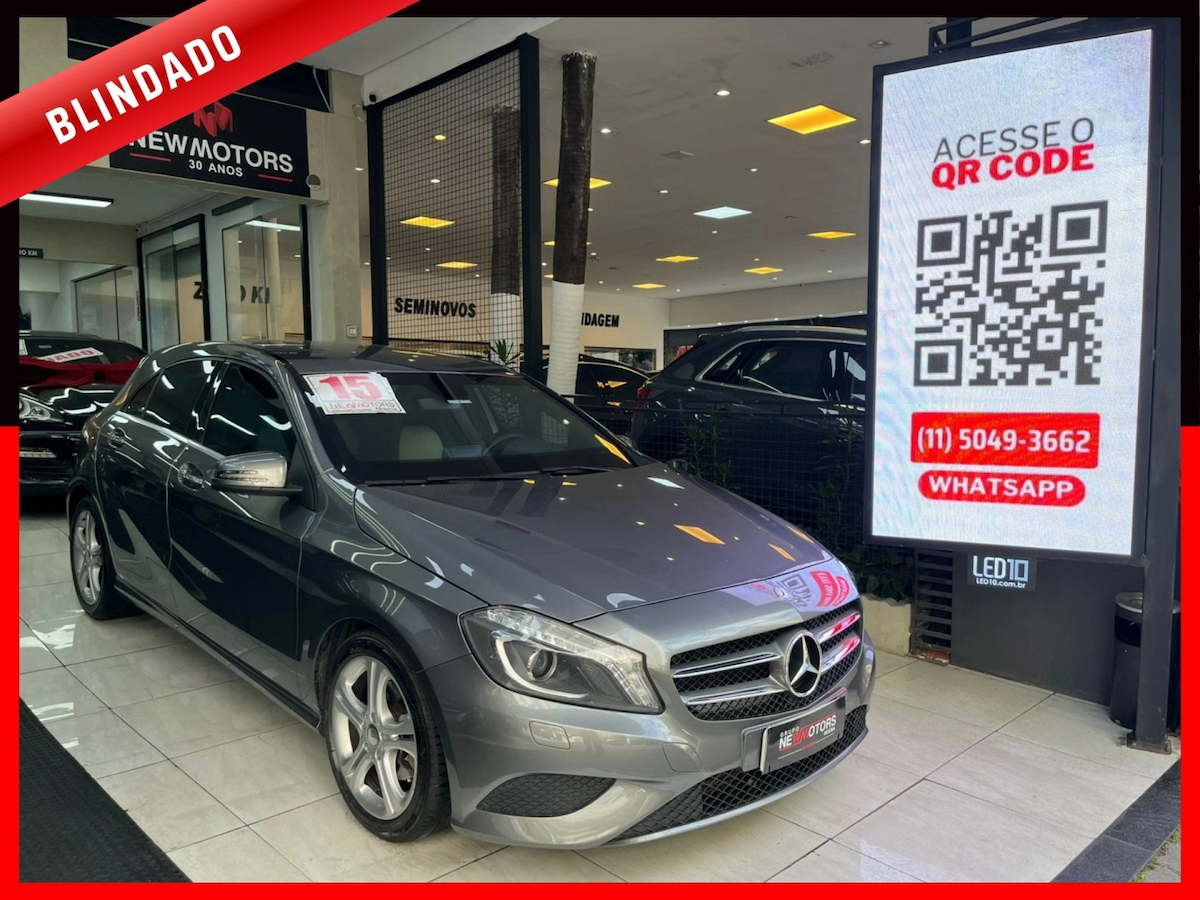 Foto do veículo MERCEDES-BENZ A 200 1.6 TURBO 16V FLEX 4P AUTOMÁTICO 2015/2015 64.997 KM R$ 95.777,00