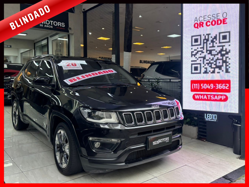 Foto do veículo JEEP COMPASS 2.0 16V FLEX LONGITUDE AUTOMÁTICO 2020 82.855 KM 112.777,00