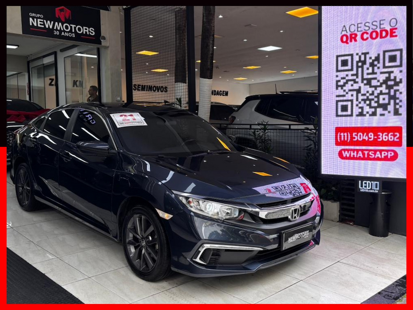 Foto do veículo HONDA CIVIC 2.0 16V FLEXONE LX 4P CVT 2021 55.743 KM 118.777,00