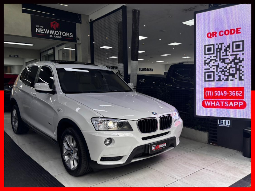 Foto do veículo BMW X3 2.0 20I 4X4 16V GASOLINA 4P AUTOMÁTICO 2014 48.361 KM 99.777,00