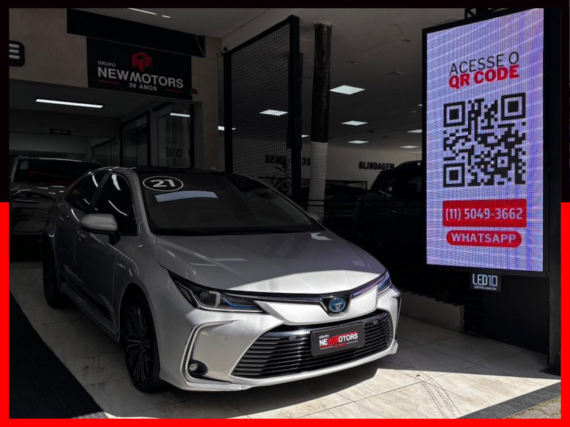 Foto do veículo TOYOTA COROLLA 1.8 VVT-I HYBRID FLEX ALTIS PREMIUM CVT 2021 61.510 KM 128.777,00