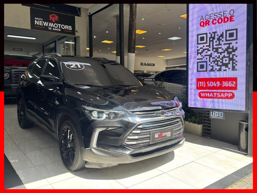 Foto do veículo CHEVROLET TRACKER 1.0 TURBO FLEX LTZ AUTOMÁTICO 2021 60.853 KM 94.777,00