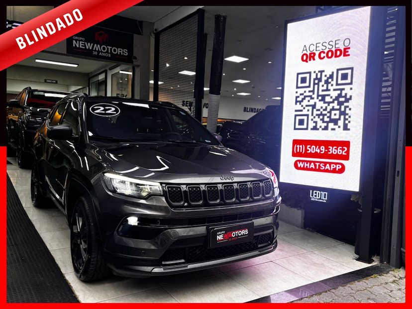 Foto do veículo JEEP COMPASS 1.3 T270 TURBO FLEX LONGITUDE AT6 2022 29.900 KM 167.777,00