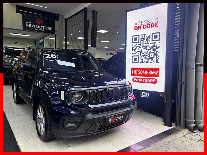 Foto do veículo JEEP RENEGADE 1.3 T270 TURBO FLEX ALTITUDE AT6 2026 6.539 KM 118.777,00