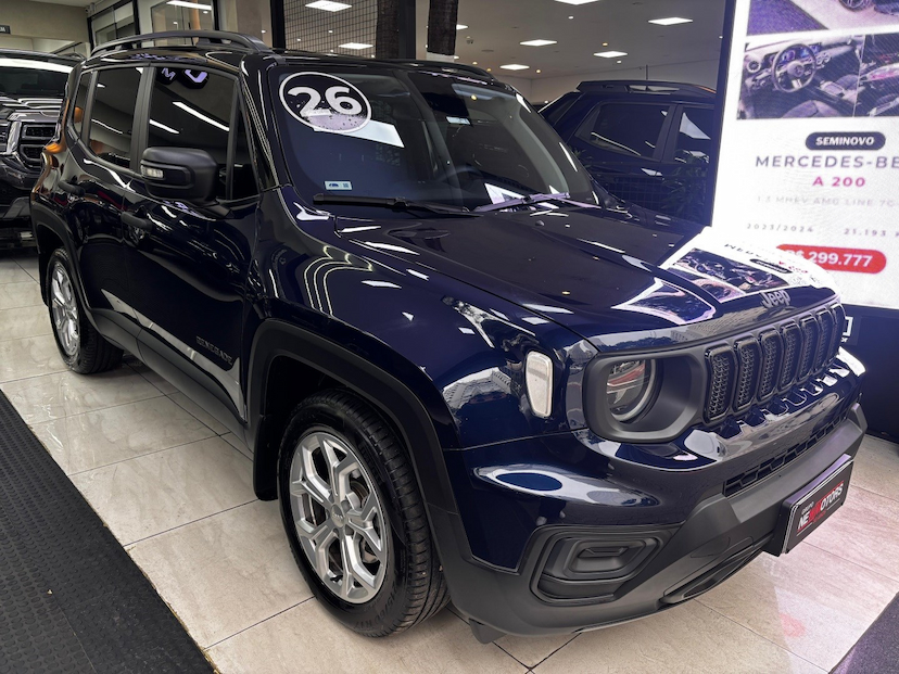 Foto do veículo JEEP RENEGADE 1.3 T270 TURBO FLEX ALTITUDE AT6 2026 6.539 KM 118.777,00
