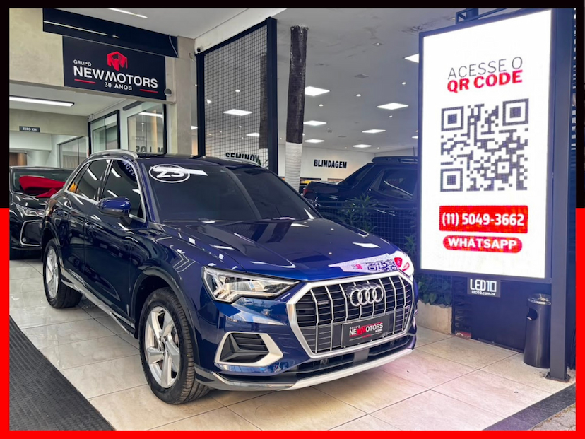 Foto do veículo AUDI Q3 2.0 40 TFSI GASOLINA PERFORMANCE QUATTRO TIPTRONIC 2023 13.438 KM 217.777,00