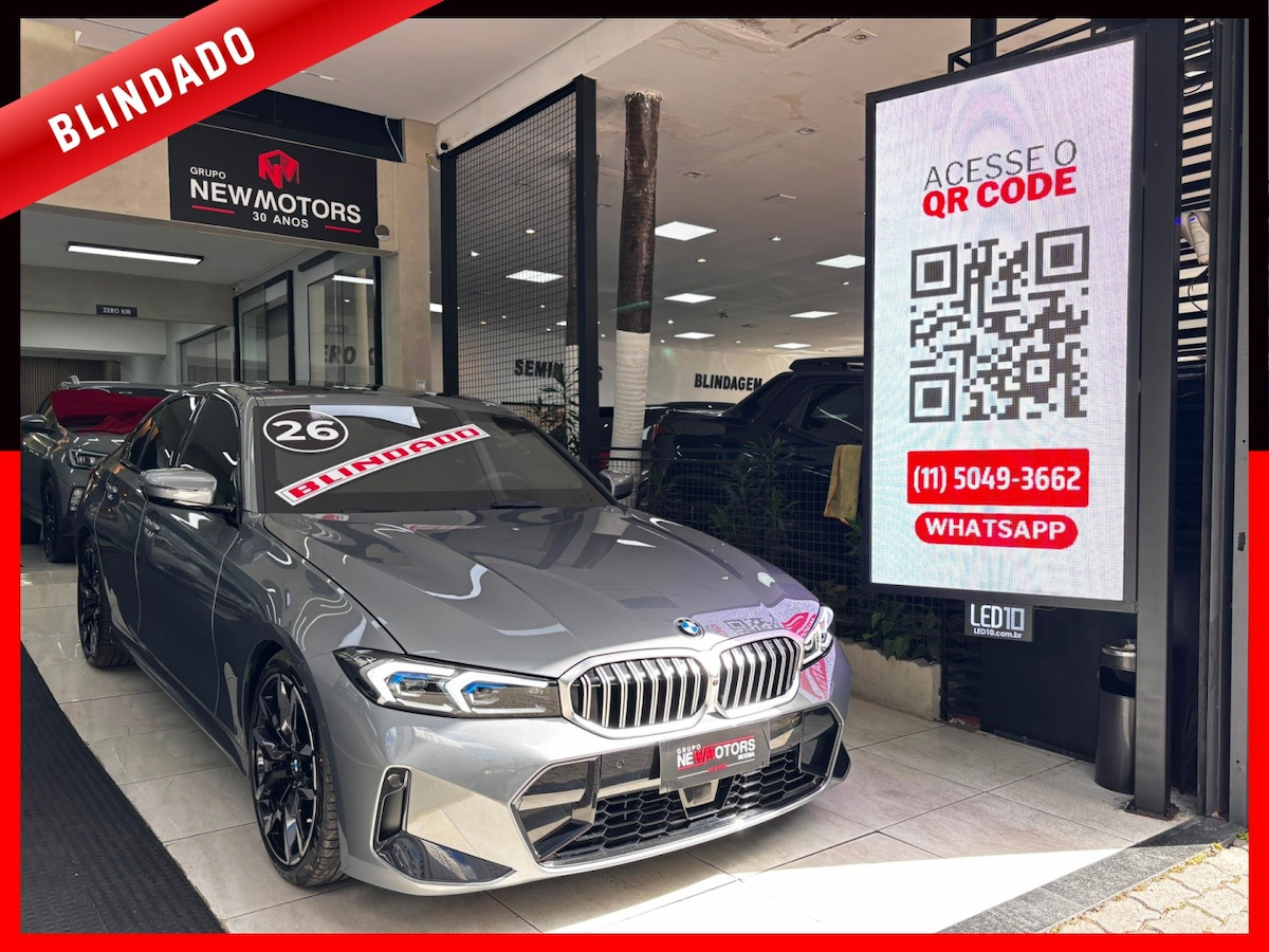 Foto do veículo BMW 320i 2.0 16V TURBO FLEX M SPORT AUTOMÁTICO 2025/2026 1.601 KM R$ 416.777,00