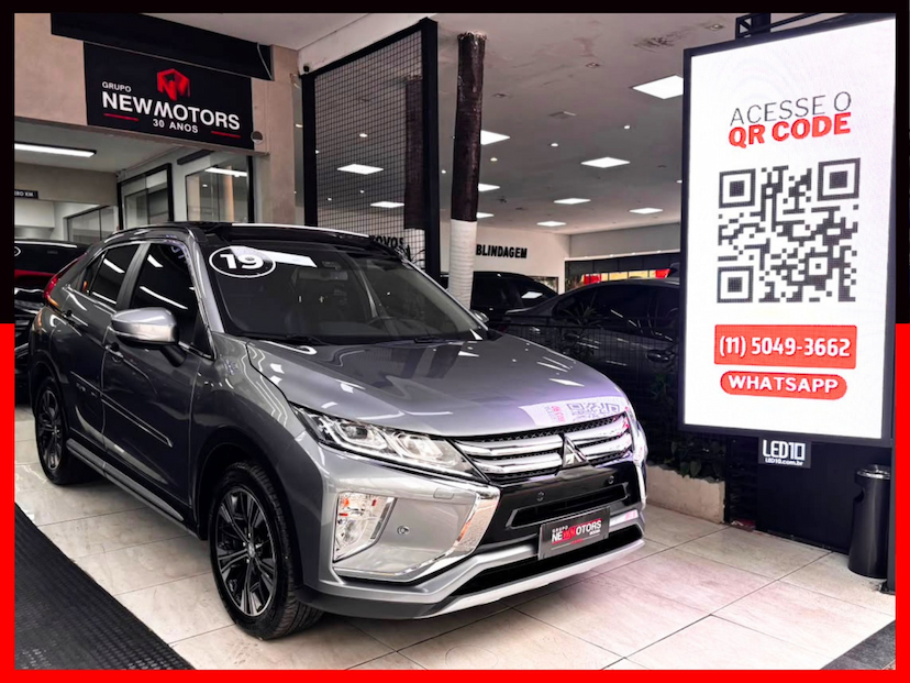 Foto do veículo MITSUBISHI ECLIPSE CROSS 1.5 MIVEC TURBO GASOLINA HPE-S CVT 2019 67.085 KM 109.777,00
