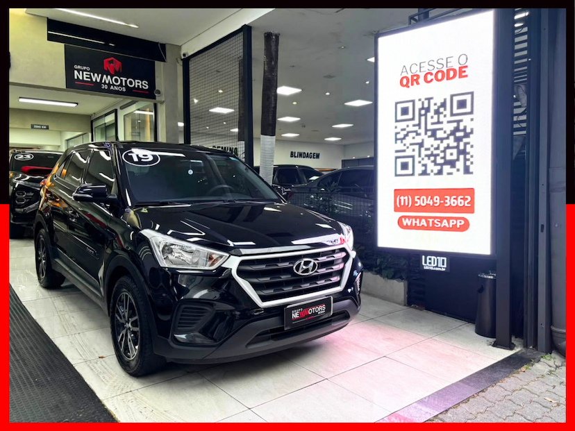 Foto do veículo HYUNDAI CRETA 1.6 16V FLEX ATTITUDE AUTOMÁTICO 2019 72.718 KM 86.777,00