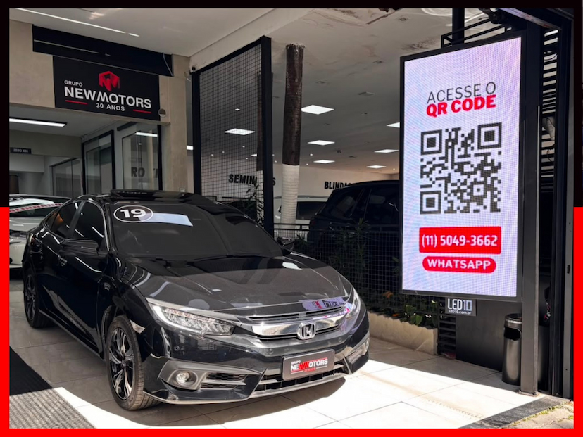 Foto do veículo HONDA CIVIC 1.5 16V TURBO GASOLINA TOURING 4P CVT 2019 78.061 KM 121.990,00
