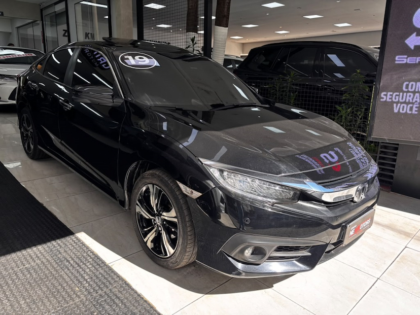 Foto do veículo HONDA CIVIC 1.5 16V TURBO GASOLINA TOURING 4P CVT 2019 78.061 KM 121.990,00