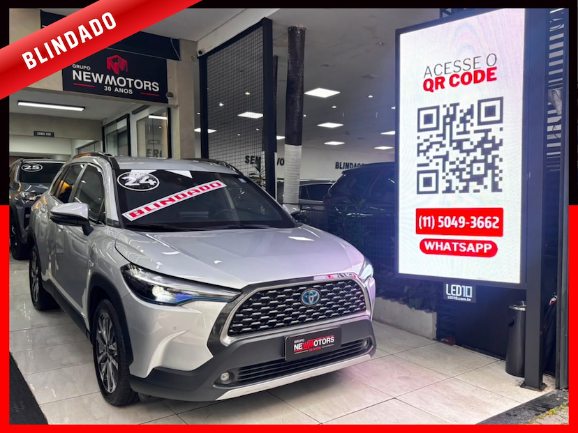 Foto do veículo TOYOTA COROLLA CROSS 1.8 VVT-I HYBRID FLEX XRV CVT 2024 50.790 KM 209.777,00