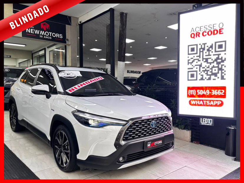 Foto do veículo TOYOTA COROLLA CROSS 1.8 VVT-I HYBRID FLEX XRX CVT 2023 23.381 KM 229.777,00