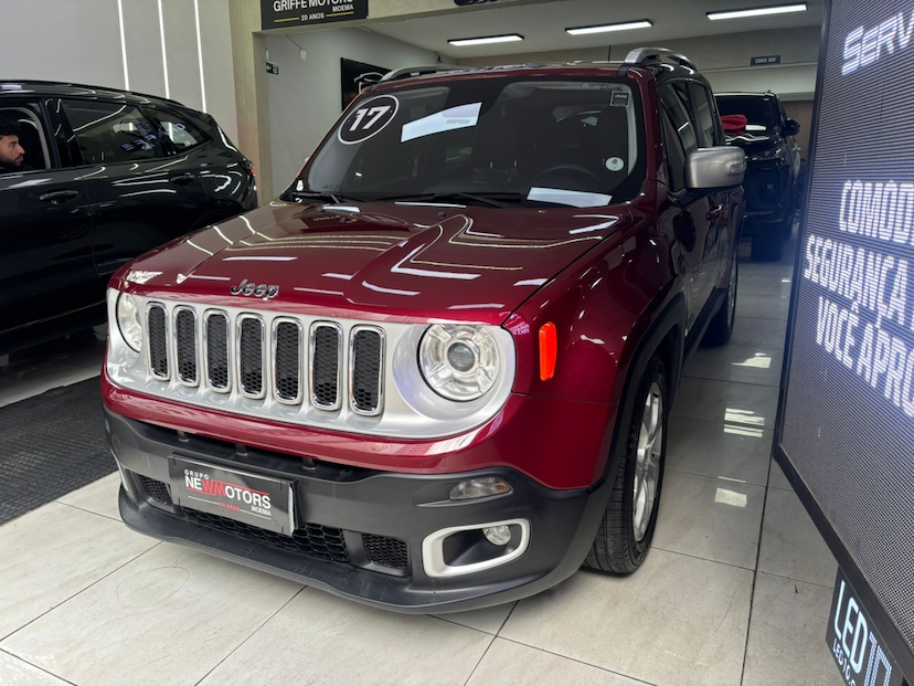 Foto do veículo JEEP RENEGADE 1.8 16V FLEX LIMITED 4P AUTOMÁTICO 2017 49.236 KM 74.777,00