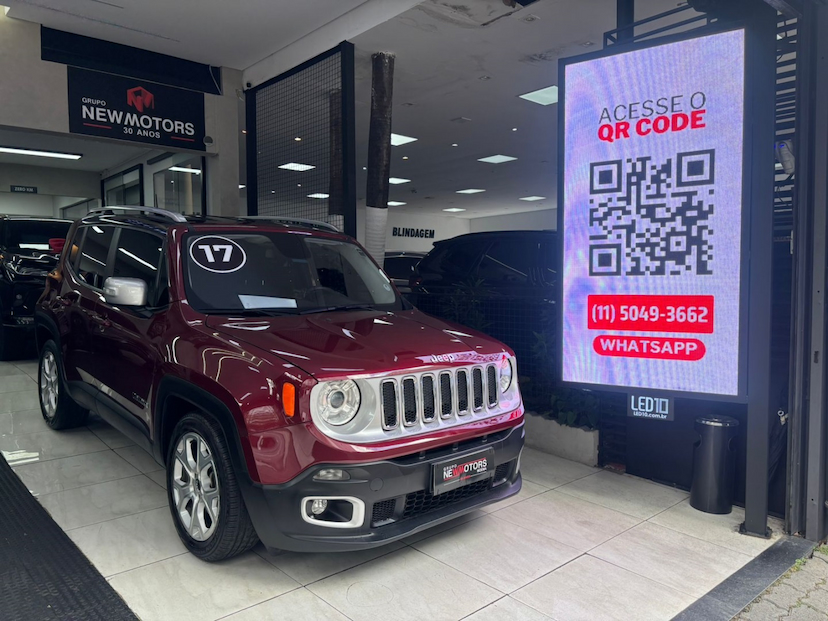 Foto do veículo JEEP RENEGADE 1.8 16V FLEX LIMITED 4P AUTOMÁTICO 2017 49.236 KM 74.777,00