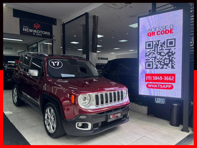 Foto do veículo JEEP RENEGADE 1.8 16V FLEX LIMITED 4P AUTOMÁTICO 2017 49.236 KM 74.777,00