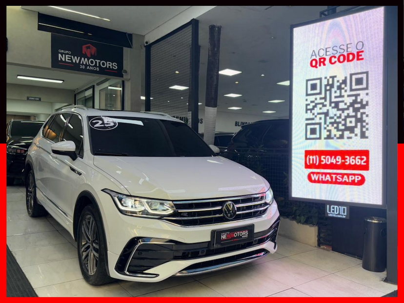 Foto do veículo VOLKSWAGEN TIGUAN 2.0 300 TSI GASOLINA ALLSPACE R-LINE AUTOMÁTICO 2025 15.867 KM 242.777,00