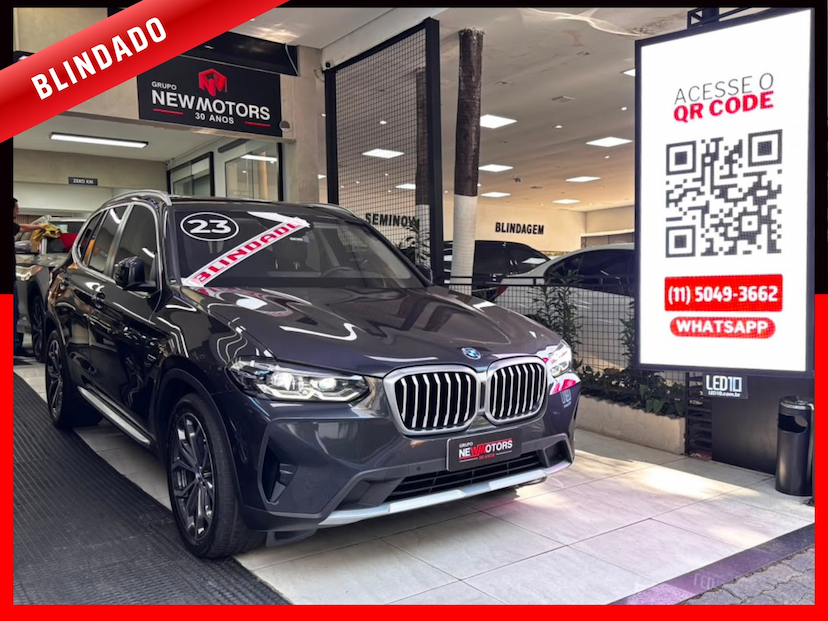 Foto do veículo BMW X3 2.0 16V HÍBRIDO X LINE XDRIVE30E STEPTRONIC 2023 30.735 KM 349.777,00