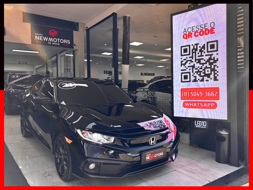 Foto do veículo HONDA CIVIC 2.0 16V FLEXONE SPORT 4P CVT 2021 24.681 KM 129.777,00