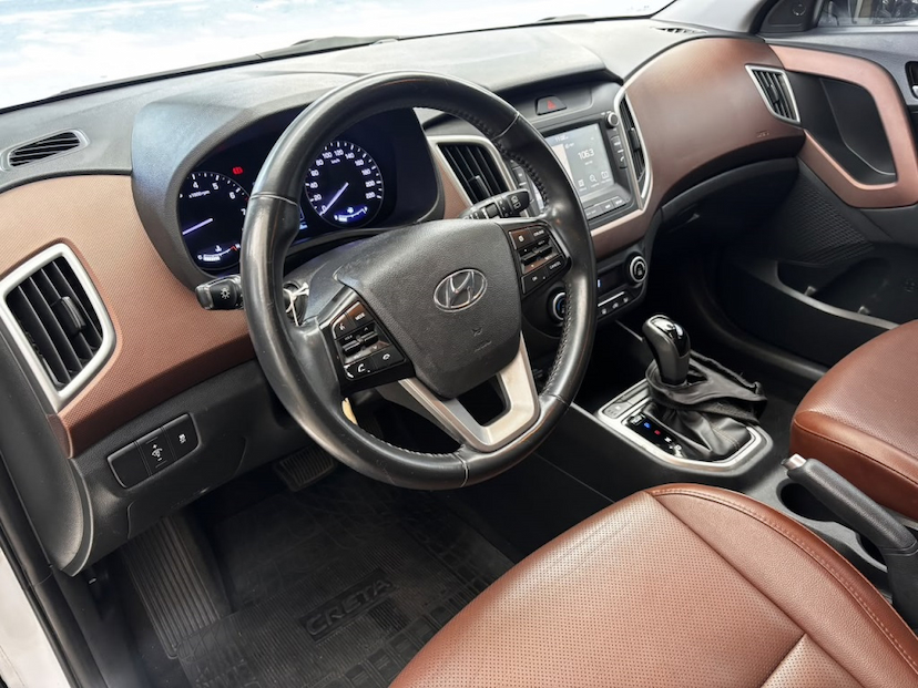 Foto do veículo HYUNDAI CRETA 2.0 16V FLEX PRESTIGE AUTOMÁTICO 2019 82.045 KM 91.777,00