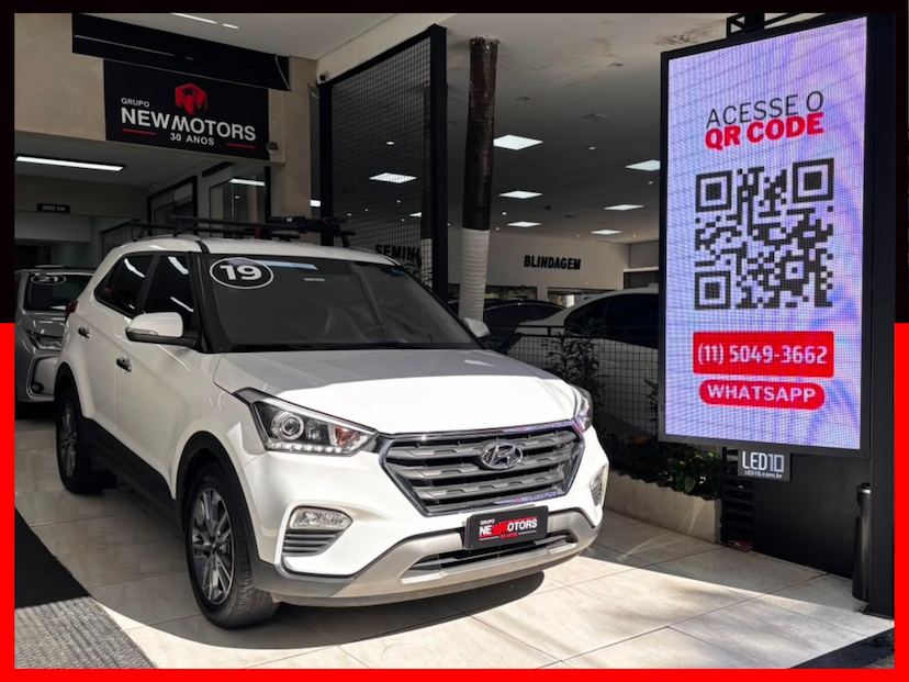 Foto do veículo HYUNDAI CRETA 2.0 16V FLEX PRESTIGE AUTOMÁTICO 2019 82.045 KM 91.777,00