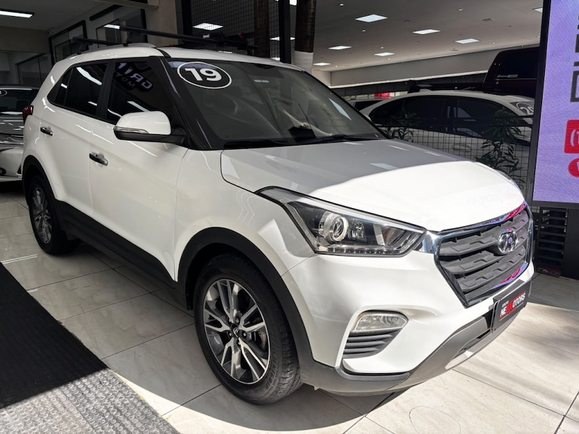 Foto do veículo HYUNDAI CRETA 2.0 16V FLEX PRESTIGE AUTOMÁTICO 2019 82.045 KM 91.777,00