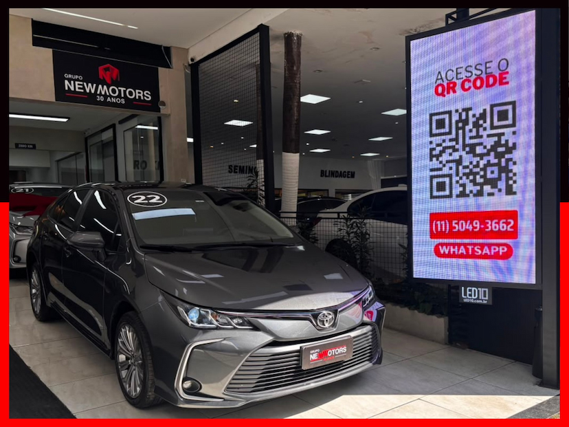 Foto do veículo TOYOTA COROLLA 2.0 VVT-IE FLEX XEI DIRECT SHIFT 2022 46.057 KM 123.777,00