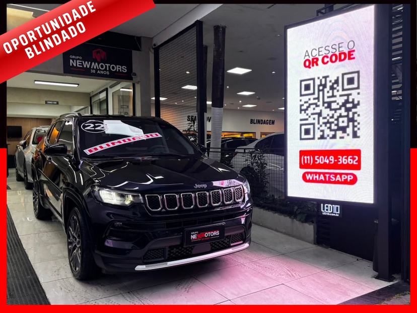 Foto do veículo JEEP COMPASS 1.3 T270 TURBO FLEX LIMITED AT6 2022 73.802 KM 148.777,00