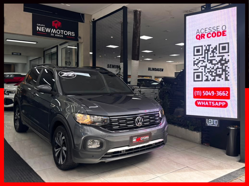 Foto do veículo VOLKSWAGEN T-CROSS 1.0 200 TSI TOTAL FLEX COMFORTLINE AUTOMÁTICO 2022 45.730 KM 101.777,00