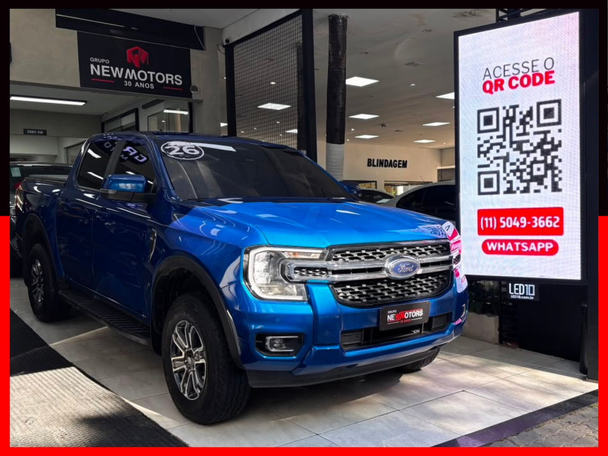 Foto do veículo FORD RANGER 3.0 V6 TURBO DIESEL CD XLT 4X4 AUTOMÁTICO 2025/2026 58.000 KM R$ 243.800,00