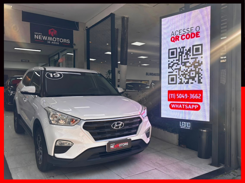Foto do veículo HYUNDAI CRETA 1.6 16V FLEX ATTITUDE AUTOMÁTICO 2019 77.730 KM 86.777,00