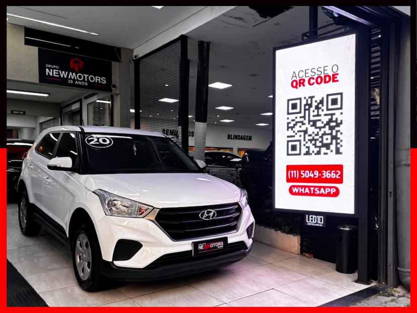 Foto do veículo HYUNDAI CRETA 1.6 16V FLEX ATTITUDE AUTOMÁTICO 2020 79.248 KM 83.777,00