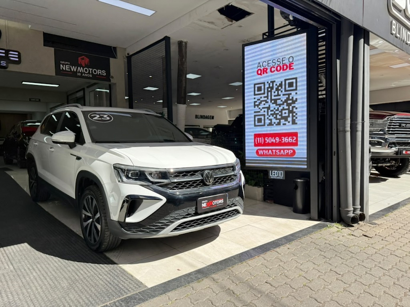 Foto do veículo VOLKSWAGEN TAOS 1.4 250 TSI TOTAL FLEX HIGHLINE AUTOMÁTICO 2023 19.075 KM 140.777,00