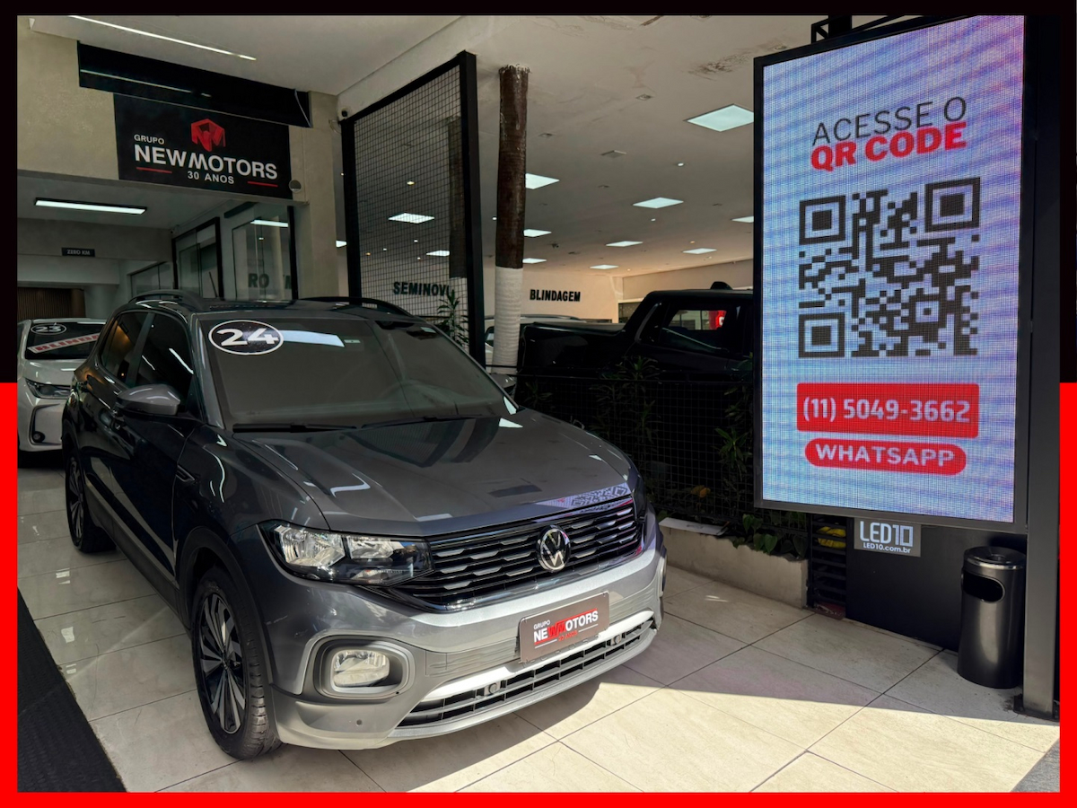 Foto do veículo VOLKSWAGEN T-CROSS 1.0 200 TSI TOTAL FLEX COMFORTLINE AUTOMÁTICO 2024/2024 18.901 KM R$ 121.777,00