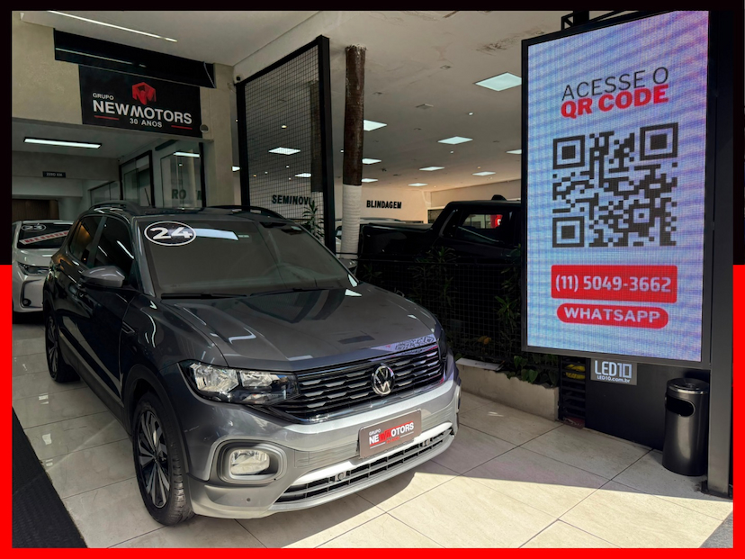 Foto do veículo VOLKSWAGEN T-CROSS 1.0 200 TSI TOTAL FLEX COMFORTLINE AUTOMÁTICO 2024 18.901 KM 121.777,00