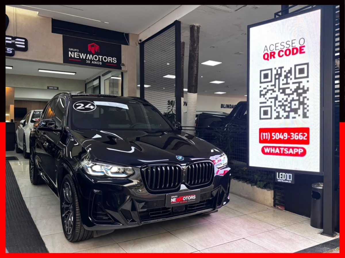 Foto do veículo BMW X3 2.0 16V HÍBRIDO M SPORT XDRIVE30E STEPTRONIC 2023/2024 11.871 KM R$ 338.777,00