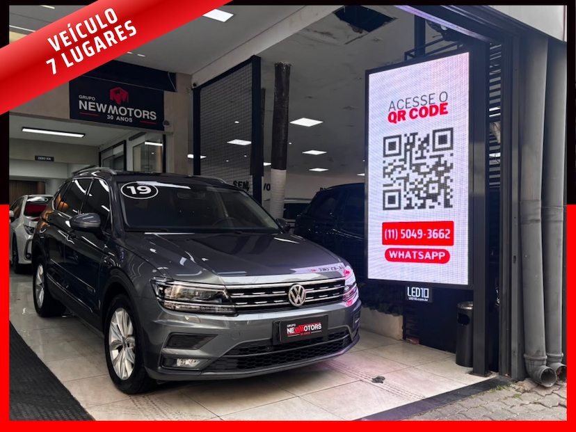 Foto do veículo VOLKSWAGEN TIGUAN 1.4 250 TSI TOTAL FLEX ALLSPACE COMFORTLINE TIPTRONIC 2019 64.758 KM 113.777,00