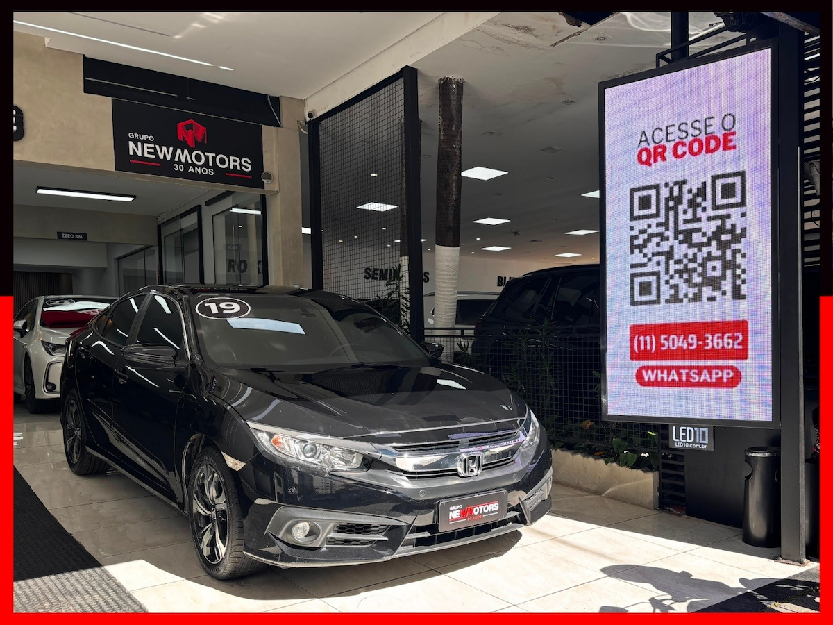 Foto do veículo HONDA CIVIC 2.0 16V FLEXONE EXL 4P CVT 2019/2019 87.382 KM R$ 113.777,00