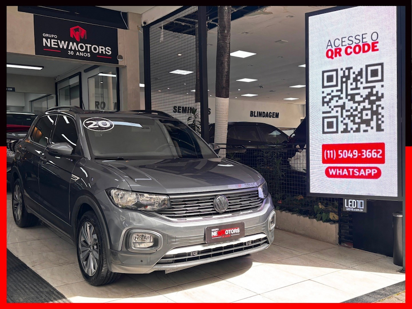 Foto do veículo VOLKSWAGEN T-CROSS 1.0 200 TSI TOTAL FLEX COMFORTLINE AUTOMÁTICO 2020 62.214 KM 96.777,00