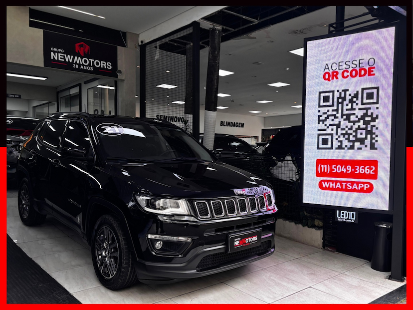 Foto do veículo JEEP COMPASS 2.0 16V FLEX SPORT AUTOMÁTICO 2021 65.584 KM 97.777,00