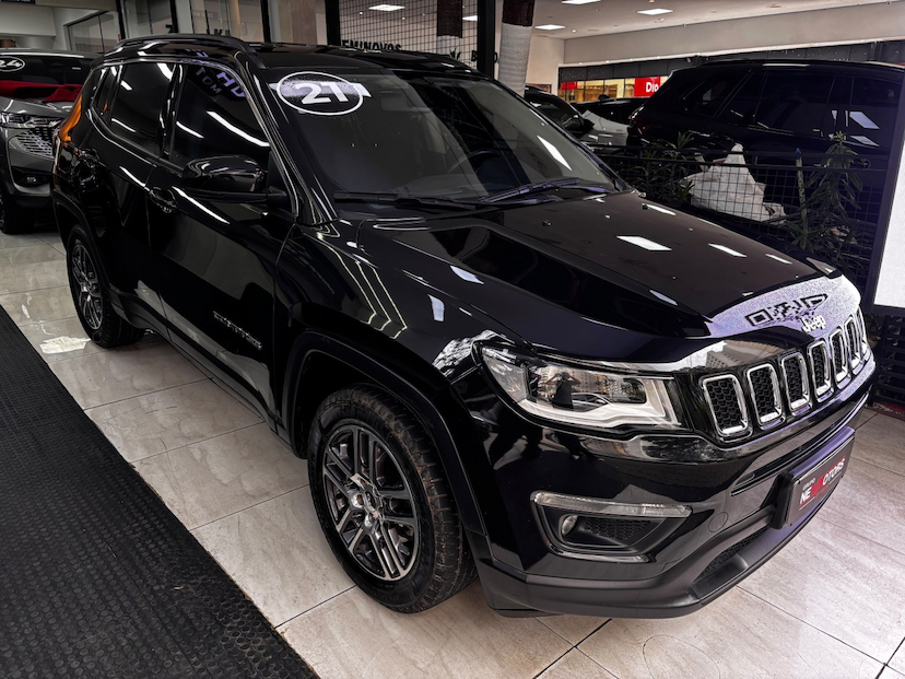Foto do veículo JEEP COMPASS 2.0 16V FLEX SPORT AUTOMÁTICO 2021 65.584 KM 97.777,00