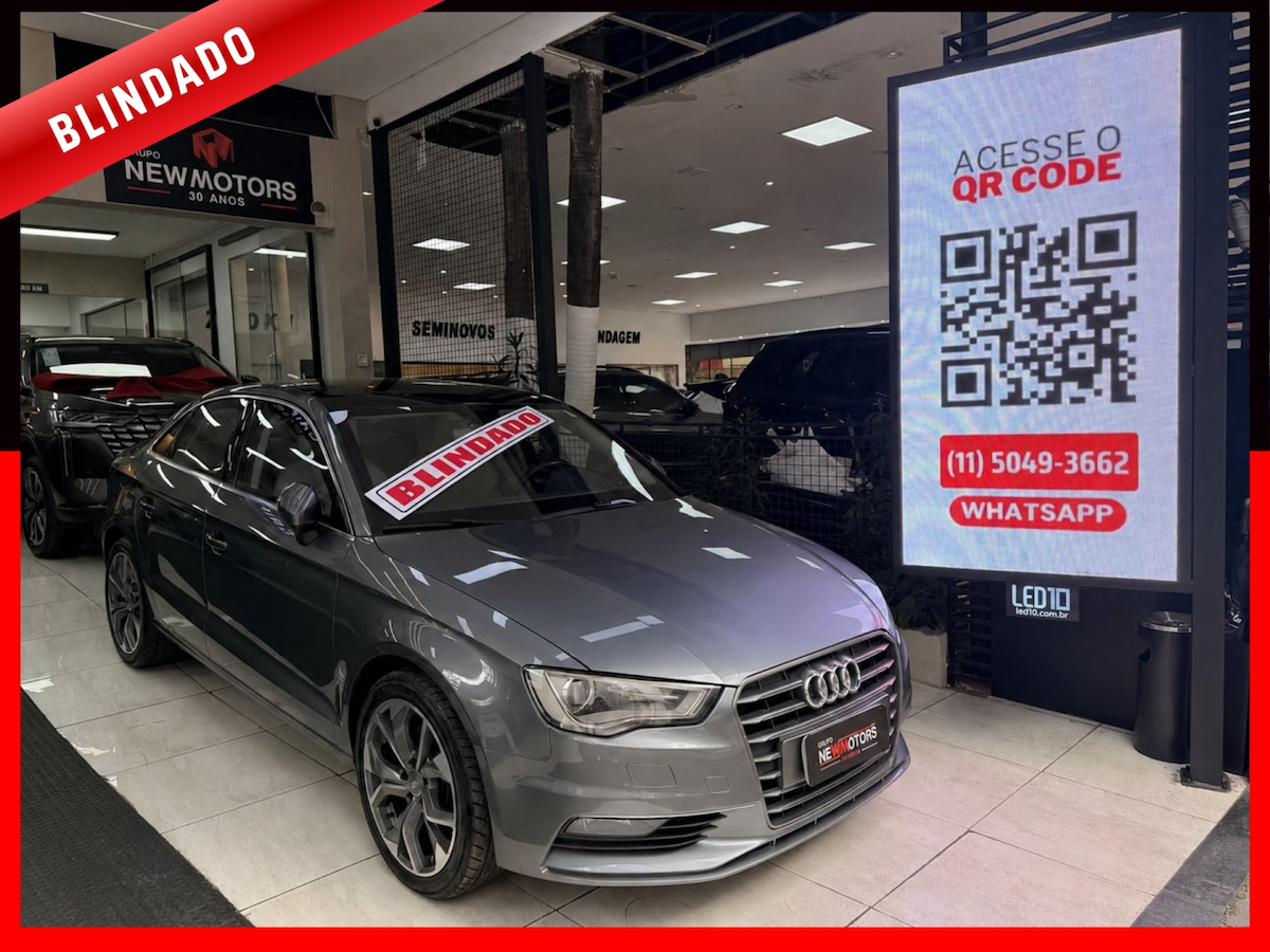 Foto do veículo AUDI A3 2.0 TFSI SEDAN AMBITION 16V GASOLINA 4P S-TRONIC 2016/2016 97.923 KM R$ 97.777,00