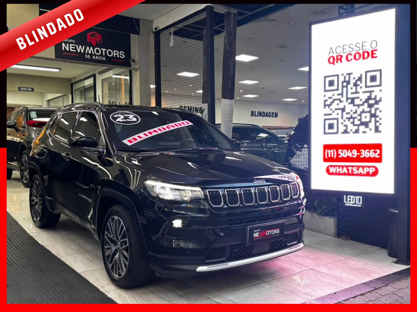 Foto do veículo JEEP COMPASS 1.3 T270 TURBO FLEX LIMITED AT6 2023 39.727 KM 182.777,00