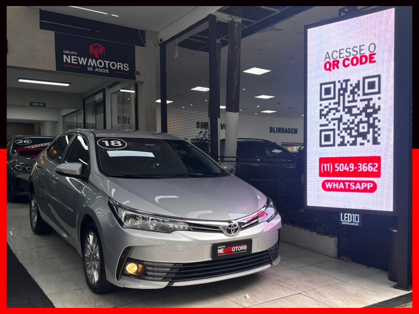 Foto do veículo TOYOTA COROLLA 2.0 XEI 16V FLEX 4P AUTOMÁTICO 2018 60.800 KM 100.777,00